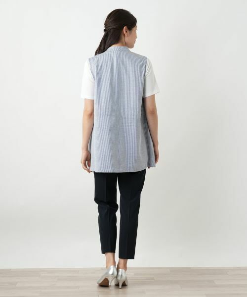 Leilian / レリアン テーラードジャケット | スタンドカラーベスト【Leilian WHITE LABEL】 | 詳細6