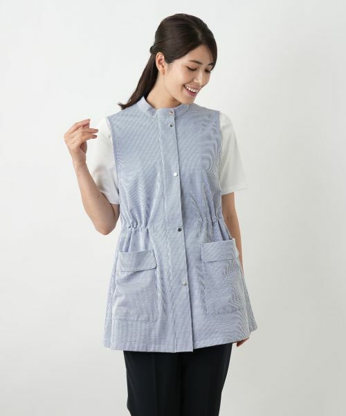 Leilian / レリアン テーラードジャケット | スタンドカラーベスト【Leilian WHITE LABEL】 | 詳細7