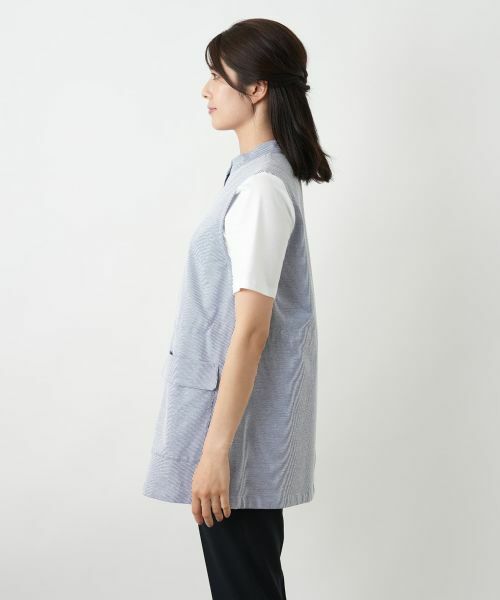 Leilian / レリアン テーラードジャケット | スタンドカラーベスト【Leilian WHITE LABEL】 | 詳細9