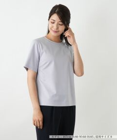 Leilian / レリアン カットソー | 刺繍クルーネックカットソー【Leilian WHITE LABEL】