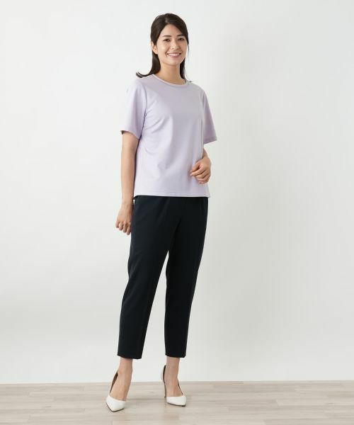 Leilian / レリアン カットソー | 刺繍クルーネックカットソー【Leilian WHITE LABEL】 | 詳細10