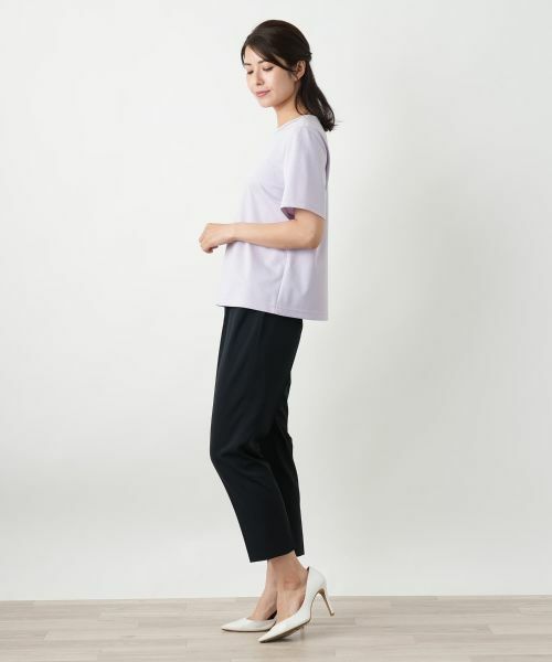 Leilian / レリアン カットソー | 刺繍クルーネックカットソー【Leilian WHITE LABEL】 | 詳細11