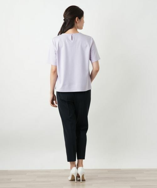 Leilian / レリアン カットソー | 刺繍クルーネックカットソー【Leilian WHITE LABEL】 | 詳細12