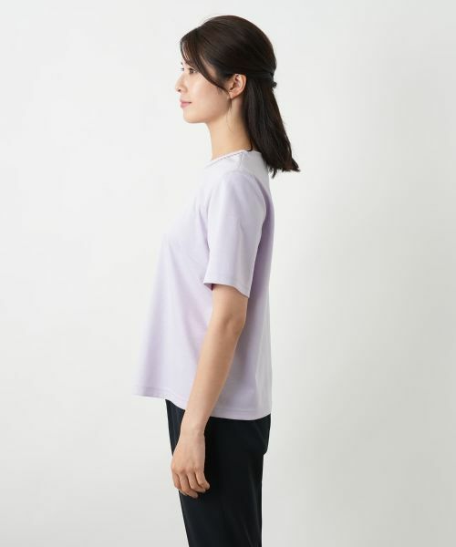 Leilian / レリアン カットソー | 刺繍クルーネックカットソー【Leilian WHITE LABEL】 | 詳細14