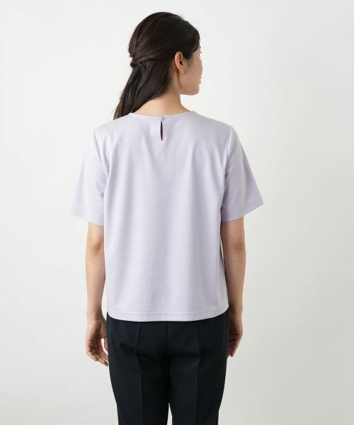 Leilian / レリアン カットソー | 刺繍クルーネックカットソー【Leilian WHITE LABEL】 | 詳細15