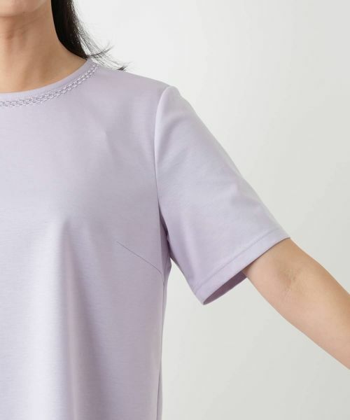 Leilian / レリアン カットソー | 刺繍クルーネックカットソー【Leilian WHITE LABEL】 | 詳細18