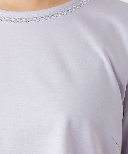 Leilian / レリアン カットソー | 刺繍クルーネックカットソー【Leilian WHITE LABEL】 | 詳細20