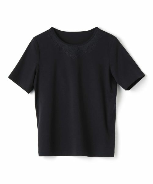 Leilian / レリアン カットソー | 刺繍クルーネックカットソー【Leilian WHITE LABEL】 | 詳細18