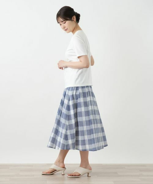 Leilian / レリアン カットソー | 刺繍クルーネックカットソー【Leilian WHITE LABEL】 | 詳細2