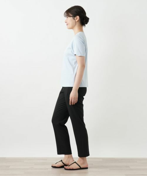 Leilian / レリアン カットソー | 刺繍クルーネックカットソー【Leilian WHITE LABEL】 | 詳細8