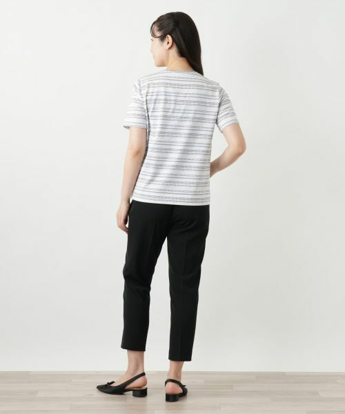 Leilian / レリアン カットソー | マルチボーダーカットソー【Leilian WHITE LABEL】 | 詳細3