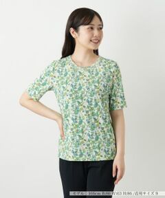 Leilian / レリアン カットソー | ペイズリー柄カットソー【Leilian WHITE LABEL】