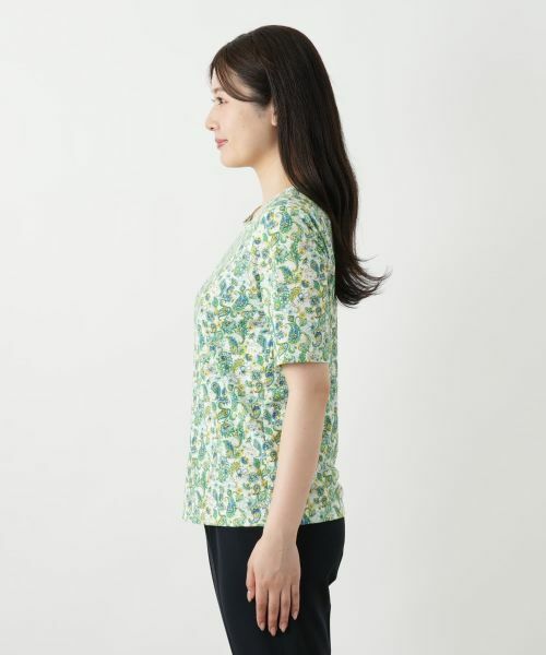 Leilian / レリアン カットソー | ペイズリー柄カットソー【Leilian WHITE LABEL】 | 詳細11