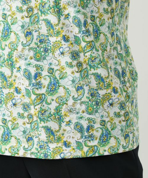 Leilian / レリアン カットソー | ペイズリー柄カットソー【Leilian WHITE LABEL】 | 詳細16