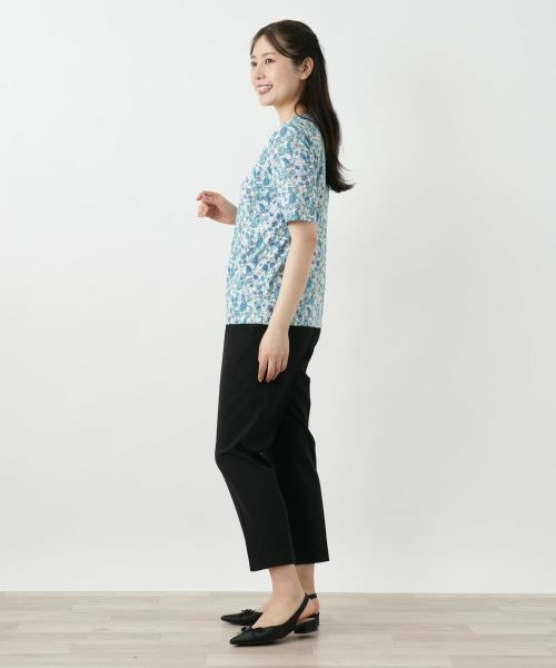 Leilian / レリアン カットソー | ペイズリー柄カットソー【Leilian WHITE LABEL】 | 詳細2