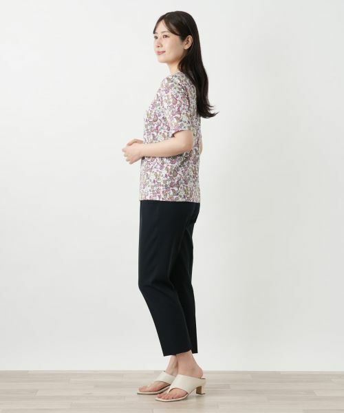 Leilian / レリアン カットソー | ペイズリー柄カットソー【Leilian WHITE LABEL】 | 詳細5