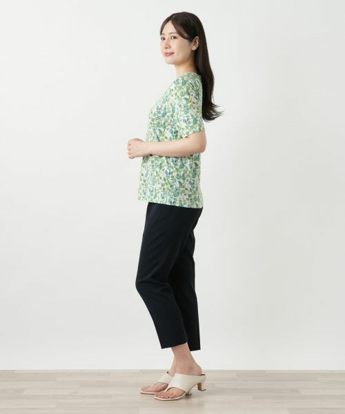 Leilian / レリアン カットソー | ペイズリー柄カットソー【Leilian WHITE LABEL】 | 詳細8