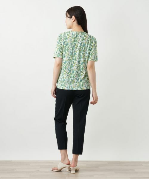 Leilian / レリアン カットソー | ペイズリー柄カットソー【Leilian WHITE LABEL】 | 詳細9