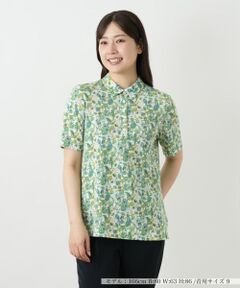 Leilian / レリアン ポロシャツ | ペイズリー柄カットソー【Leilian WHITE LABEL】