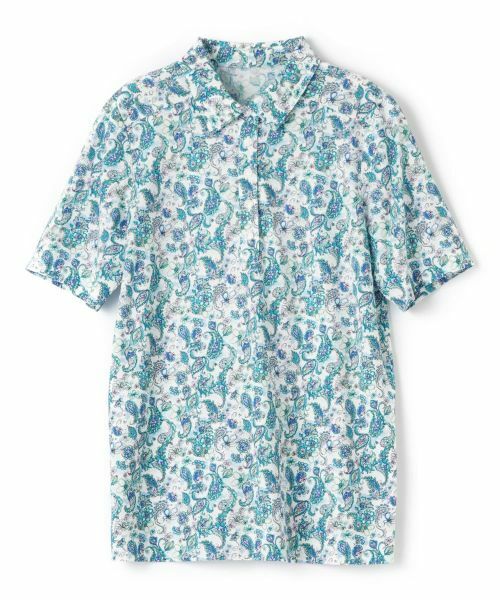 セール】 ペイズリー柄カットソー【Leilian WHITE LABEL