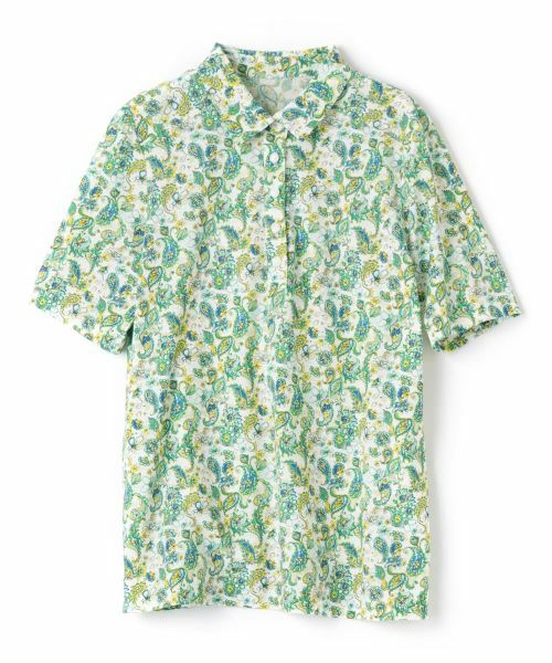 セール】 ペイズリー柄カットソー【Leilian WHITE LABEL