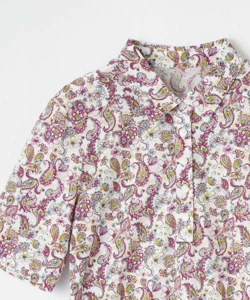 Leilian / レリアン ポロシャツ | ペイズリー柄カットソー【Leilian WHITE LABEL】 | 詳細24