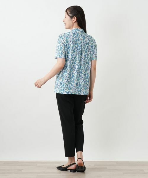 【新品】定価33,000円　レリアン　ペイズリー柄カットソー　ピンク　13＋ ペイズリーカットソー【Leilian WHITE LABEL】|レリアン