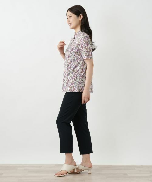No.1022 Leilian レリアン 古着 総柄シャツ ペイズリー柄 光沢感 No.1022 Leilian レリアン 古着 総柄シャツ ペイズリー柄 光沢感