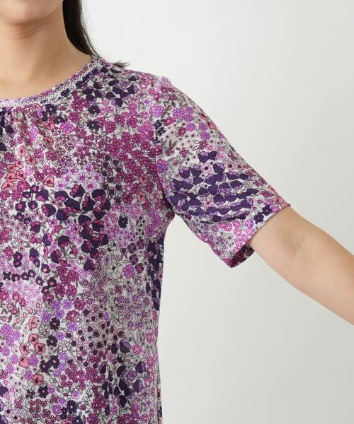 Leilian / レリアン カットソー | フラワー柄カットソー【Leilian WHITE LABEL】 | 詳細12