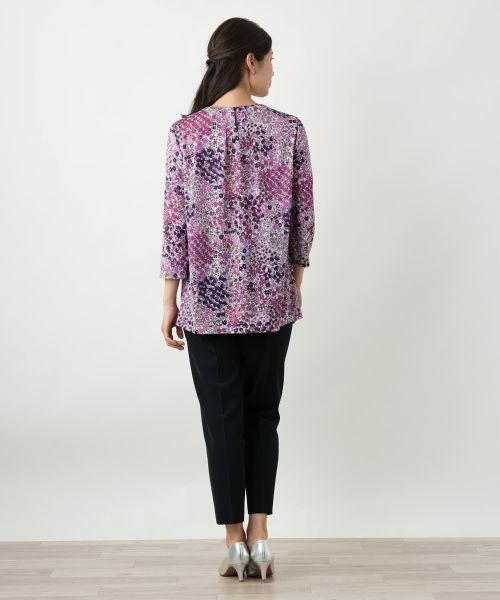 Leilian / レリアン カットソー | プリントタックカットソー【Leilian WHITE LABEL】 | 詳細3