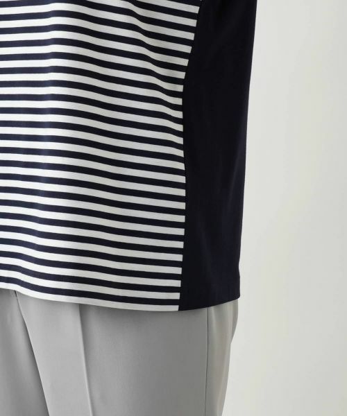 Leilian / レリアン カットソー | ボーダー切替Tシャツ【Leilian WHITE LABEL】 | 詳細13