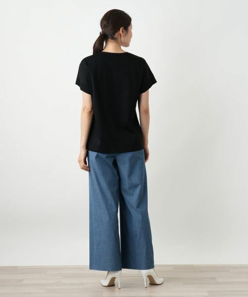 Leilian / レリアン カットソー | ボーダー切替Tシャツ【Leilian WHITE LABEL】 | 詳細3