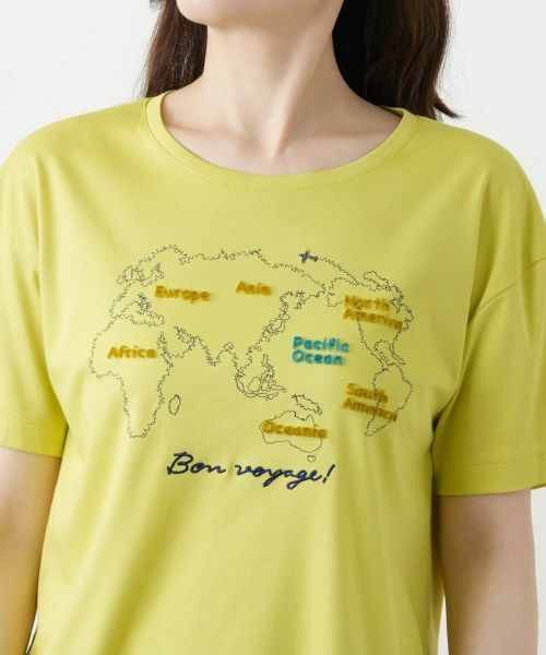 セール】 刺繍Tシャツ【Leilian WHITE LABEL】 （Tシャツ