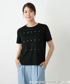 Leilian / レリアン Tシャツ | ビジューTシャツ【Leilian WHITE LABEL】