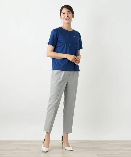 Leilian / レリアン Tシャツ | ビジューTシャツ【Leilian WHITE LABEL】 | 詳細10