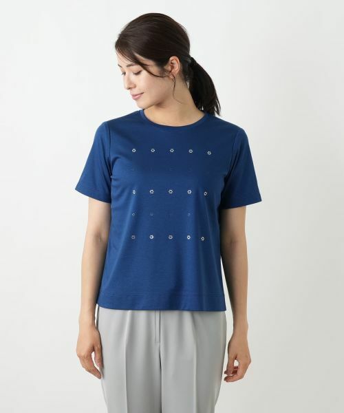 Leilian / レリアン Tシャツ | ビジューTシャツ【Leilian WHITE LABEL】 | 詳細13