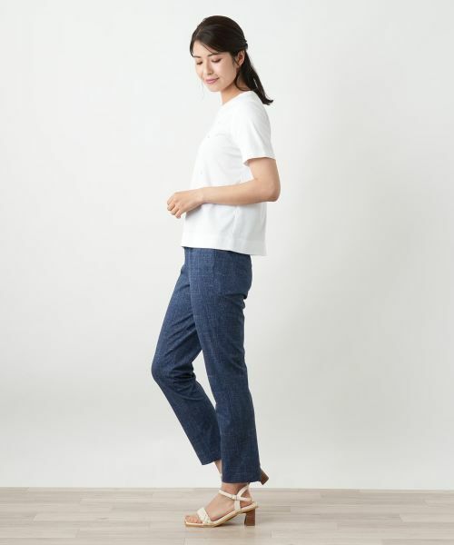 Leilian / レリアン Tシャツ | ビジューTシャツ【Leilian WHITE LABEL】 | 詳細2