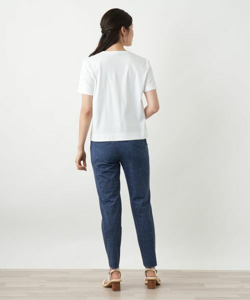 Leilian / レリアン Tシャツ | ビジューTシャツ【Leilian WHITE LABEL】 | 詳細3