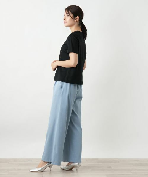 Leilian / レリアン Tシャツ | ビジューTシャツ【Leilian WHITE LABEL】 | 詳細8