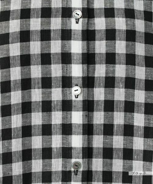 Leilian / レリアン シャツ・ブラウス | ギンガムチェックブラウス【Leilian WHITE LABEL】 | 詳細15