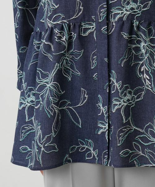 Leilian / レリアン シャツ・ブラウス | ボタニカル柄ブラウス【Leilian WHITE LABEL】 | 詳細18