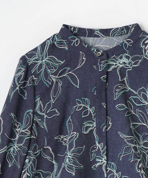 Leilian / レリアン シャツ・ブラウス | ボタニカル柄ブラウス【Leilian WHITE LABEL】 | 詳細22