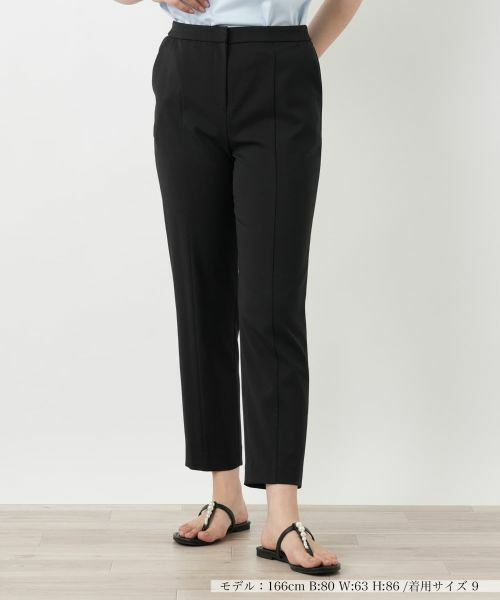 Leilian / レリアン その他パンツ | クロップドパンツ【Leilian WHITE LABEL】(ブラック)