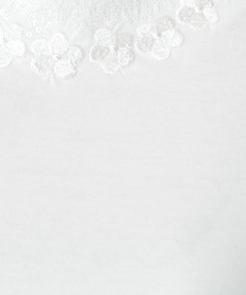 Leilian / レリアン カットソー | 刺繍クルーネックカットソー【Leilian WHITE LABEL】 | 詳細18