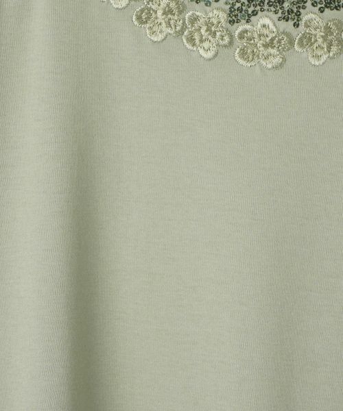 Leilian / レリアン カットソー | 刺繍クルーネックカットソー【Leilian WHITE LABEL】 | 詳細22