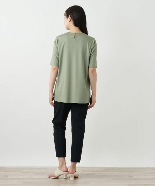 Leilian / レリアン カットソー | 刺繍クルーネックカットソー【Leilian WHITE LABEL】 | 詳細3