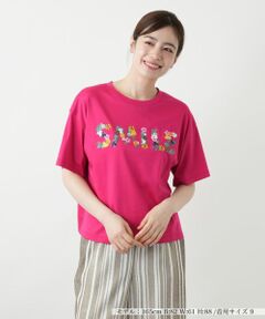 Leilian / レリアン Tシャツ | 刺繍プリントTシャツ【Leilian WHITE LABEL】