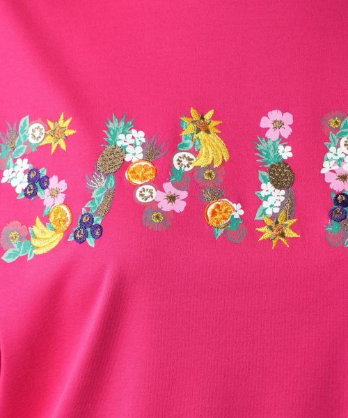 Leilian / レリアン Tシャツ | 刺繍プリントTシャツ【Leilian WHITE LABEL】 | 詳細18