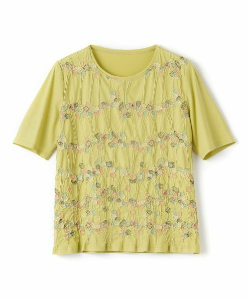 Leilian / レリアン カットソー | 刺繍クルーネックカットソー【Leilian WHITE LABEL】 | 詳細17