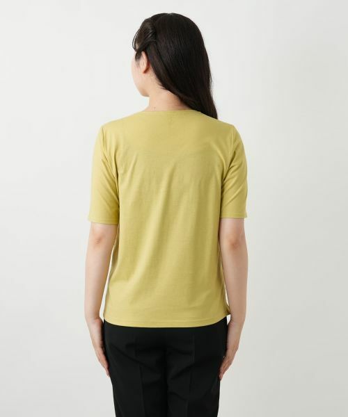 Leilian / レリアン カットソー | 刺繍クルーネックカットソー【Leilian WHITE LABEL】 | 詳細9